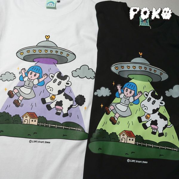 POKO ポコ大王 宇宙調查 TEE / (共四色) ポコ大王 宇宙調查 TEE / (共四色)