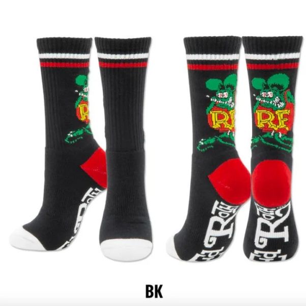 RAT FINK R.F. STANDING SOCKS 老鼠芬克 中筒襪（共兩色） RAT FINK R.F. STANDING SOCKS 老鼠芬克 中筒襪（共兩色）