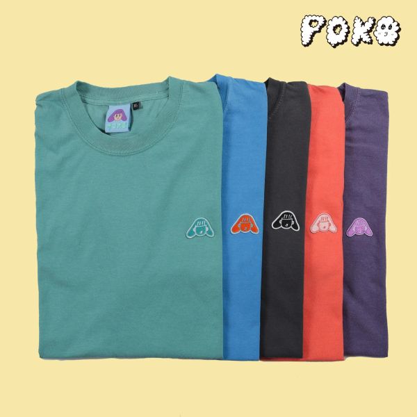 POKO ポコ大王 OUTLINED WASHED TEE / (共五色) POKO ポコ大王 OUTLINED WASHED TEE / (共五色)