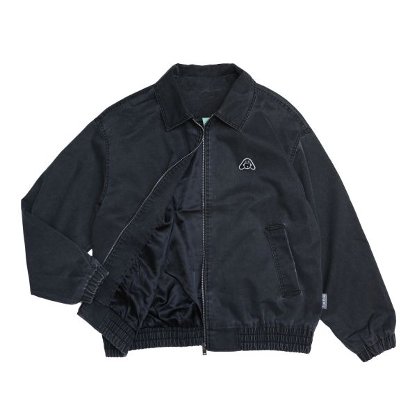 POKO ポコ大王 OUTLINED WASHED DENIM JACKET 水洗牛仔外套 / (黑) POKO ポコ大王 OUTLINED WASHED DENIM JACKET 水洗牛仔外套 / (黑)