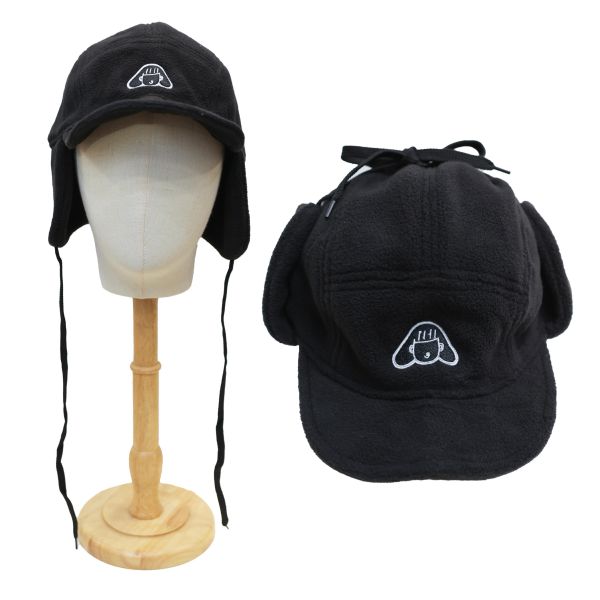 POKO ポコ大王 OUTLINED FEELCE EARFLAP HAT 遮耳帽 POKO ポコ大王 OUTLINED EARFLAP HAT 遮耳帽