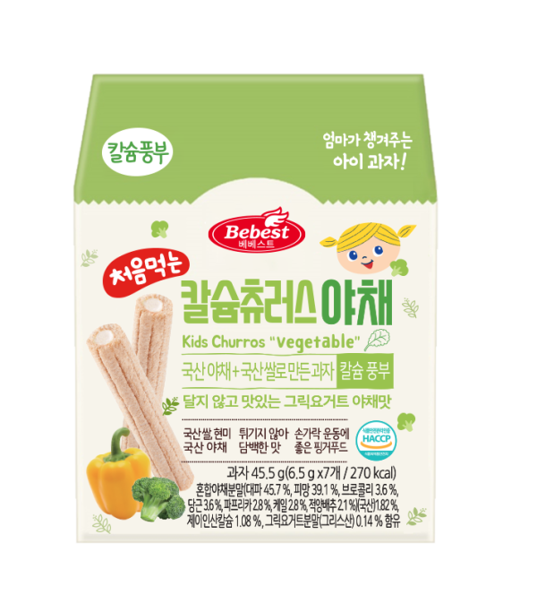 韓國Bebest含鈣穀物優格捲心酥 韓國Bebest含鈣穀物優格捲心酥