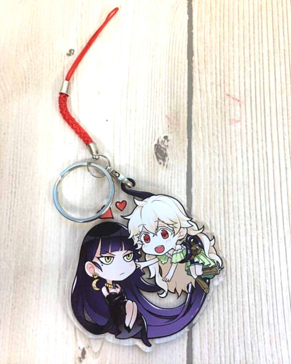 白子魔女 Acrylic Charm　／Original　Goods　BY：Mitsu天堂樹（幻想手札） 