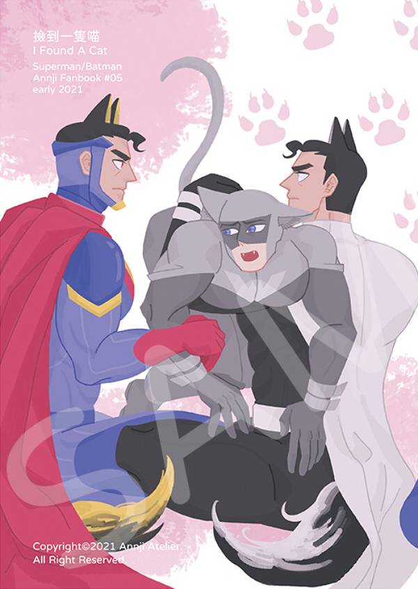 《I Found A Cat》(complete version)　／DC Comics　Superbat　Comic　BY：阿塔兒（Arta Atelier） 