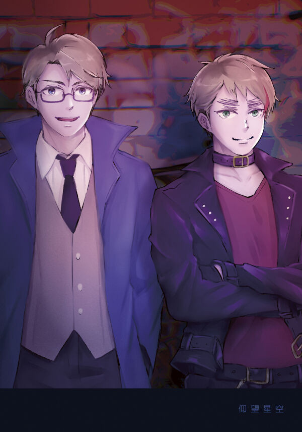 《仰望星空》　／Hetalia: Axis Powers　Alfred x Arthur　Comic　BY：XO［可樂餅］ 