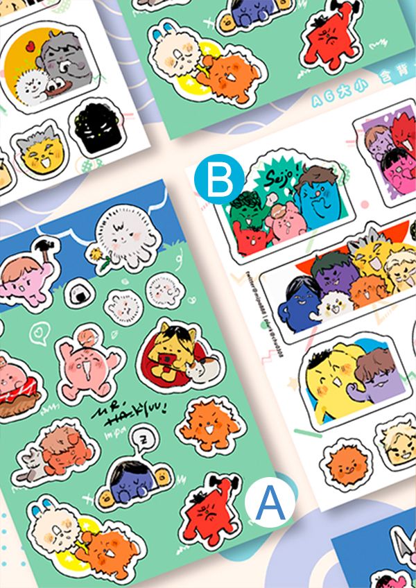 Mr. Haikyu Puffy Stickers　／Haikyu!!　Goods　BY：米乓 