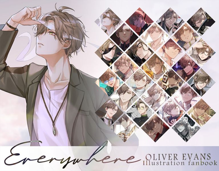 《Everywhere》　／Nijisanji／VTuber　Illustration Book　BY：夏樹（WARS） 