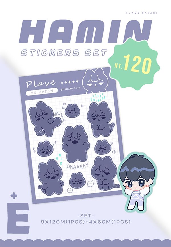 PLAVE Stickers Set　／PLAVE／VTuber　Goods　BY：MINAMIDA 