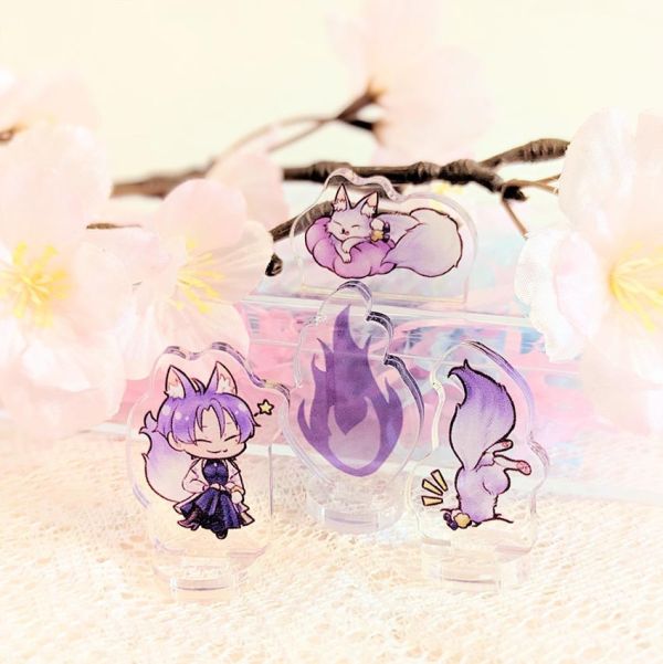 KuyaEiden Stands Set & Charms　／NU: Carnival　KuyaEiden　Goods　BY：伊堤 