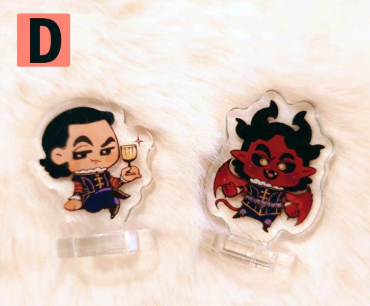 【PRE-SALE CLOSED】Baldur's Acrylic Mini Stands Set　／Baldur's Gate 3　Goods　BY：AKI（Tightrope） 