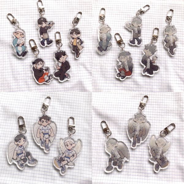 HQ Endding Outfit Acrylic Charms　／Haikyu!!　Goods　BY：muto! 