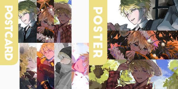 Sonny Postcards & A4 Posters　／Nijisanji-EN／VTuber　Goods　BY：cinao 