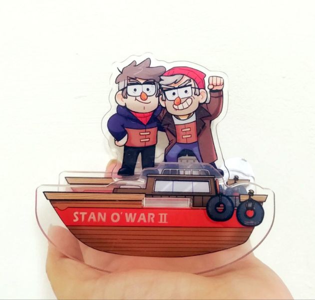 Stantwins Shaky Acrylic Stand　／Gravity Falls　Goods　BY：六個多子dolly［糖漬玻璃罐］ 