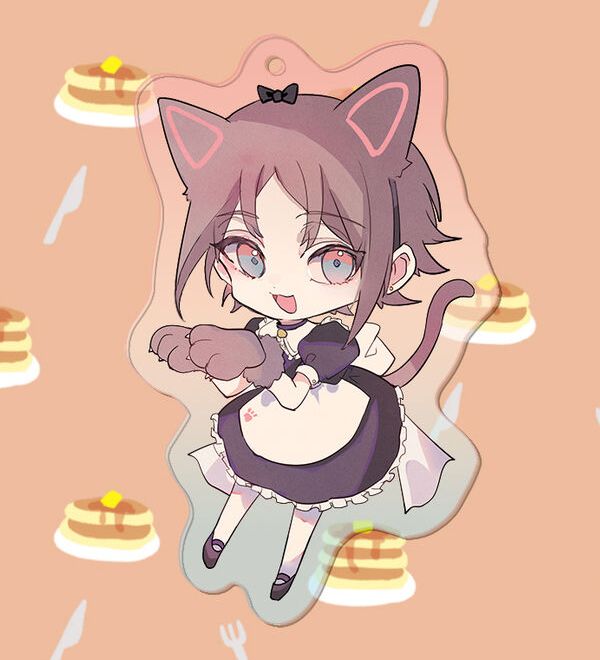 Maid Day Mysta Rainbow Acrylic Charm　／Nijisanji-EN／VTuber　Goods　BY：Pモン 