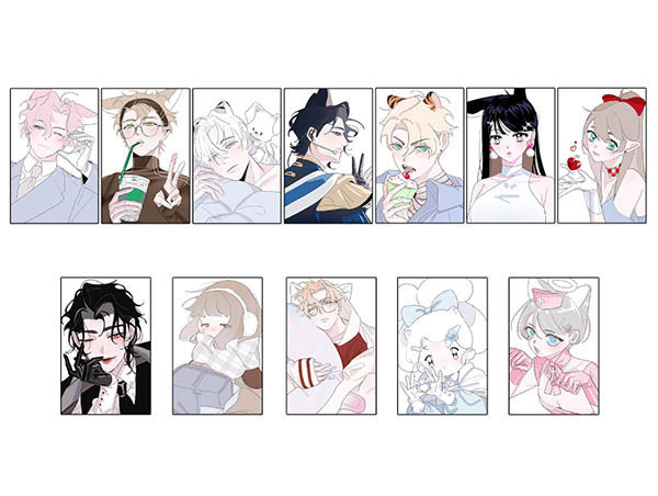 【PRE-SALE CLOSED】Original Character Cards Set　／Original　Goods　BY：P紙小綿羊 