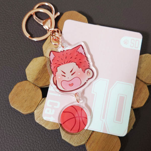 Kitty Sakuragi Linked Acrylic Charm　／SLAM DUNK　Goods　BY：波小姐(LADY PO)（我們果真是天才） 