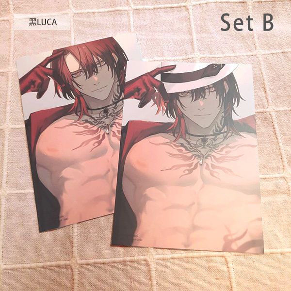 LUCA Postcards Set（2 Pcs）　／Nijisanji-EN／VTuber　Goods　BY：Drenbof鹿埃 