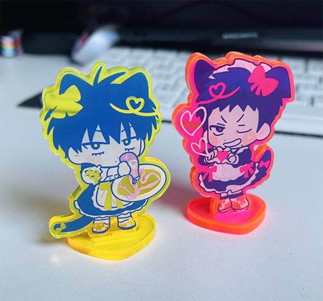 RuMitsu Fluorescent Acrylic Stands Set　／SLAM DUNK　RuMitsu　Goods　BY：一給IJI 