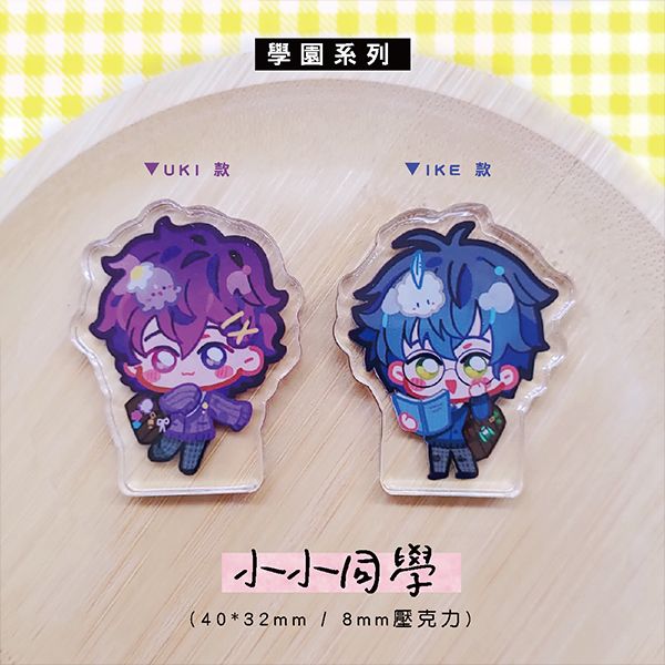 UKI & IKE Acrylic Blocks　／Nijisanji-EN／VTuber　Goods　BY：野川 