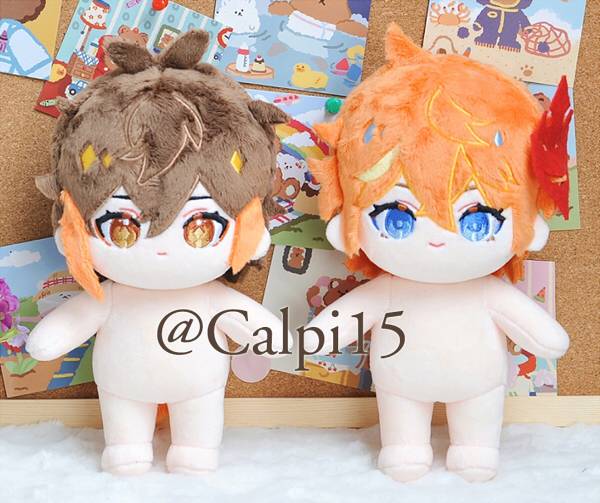 Tartali Plushies Dolls Set　／Genshin Impact　Tartali　Goods　BY：一雙卡比想吃肉（Calpi） 