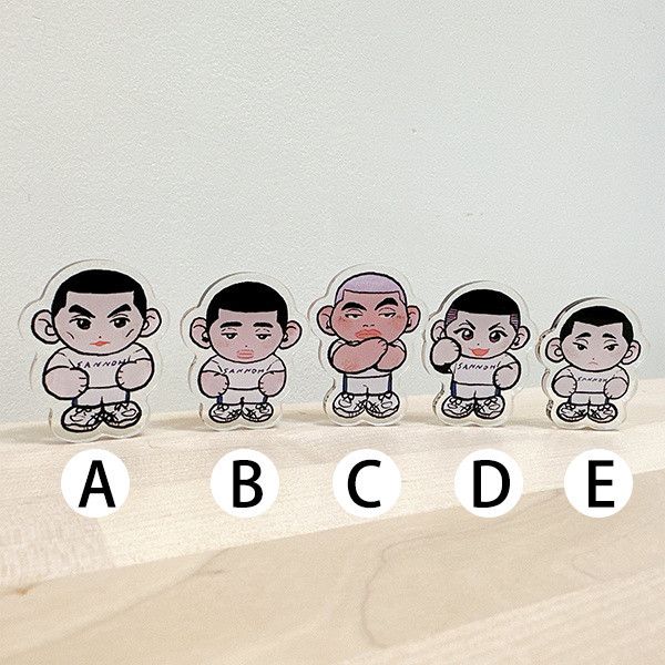 Sannoh Players Acrylic Block　／SLAM DUNK　Goods　BY：muto! 