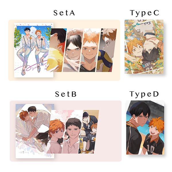 【PRE-SALE】KageHina Postcards　／Haikyu!!　KageHina　Goods　BY：米糯 