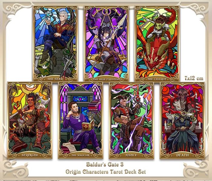 Baldur's Gate 3 Tarot Cards Set　／Baldur's Gate 3　Goods　BY：喵嗚嗚（大骨湯） 