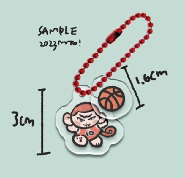 SLAM DUNK Mini Acrylic Charms　／SLAM DUNK　Goods　BY：muto! 