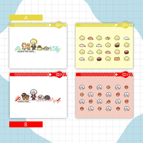 Sonny & Fulgur Pouches　／Nijisanji-EN／VTuber　Goods　BY：Yumi 