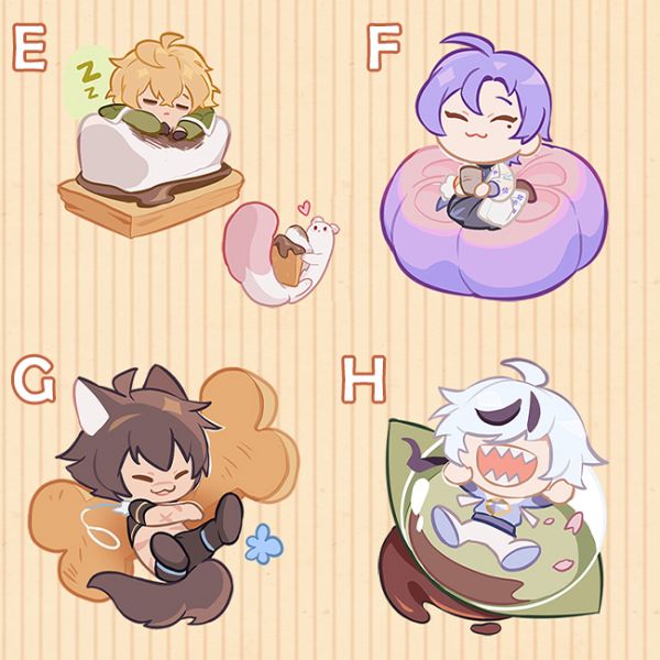 NU: Dessert Acrylic Charms　／NU: Carnival　Goods　BY：BPCC 