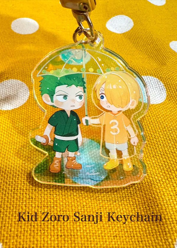 【PRE-SALE】Kids ZoroSanji Acrylic Charm　／One Piece　zorosanji　Goods　BY：Kuli 