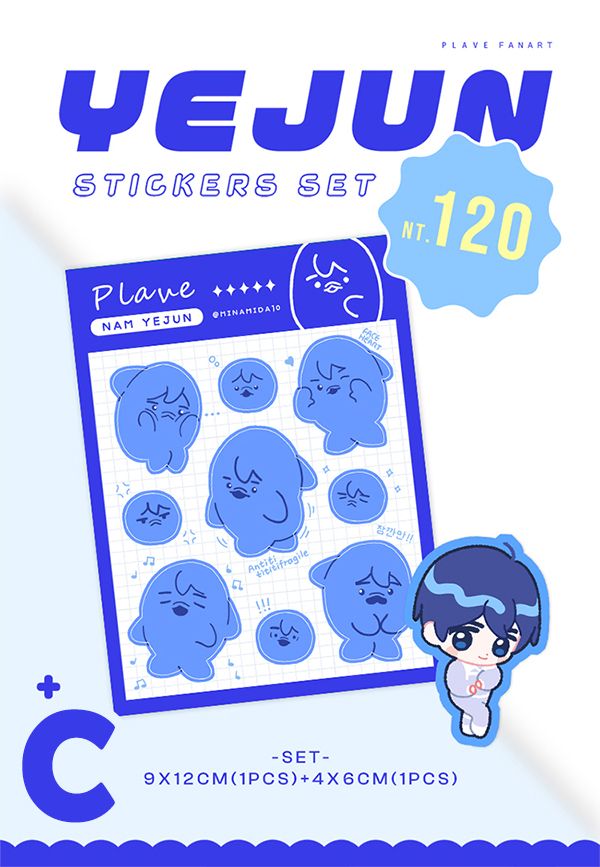 PLAVE Stickers Set　／PLAVE／VTuber　Goods　BY：MINAMIDA 