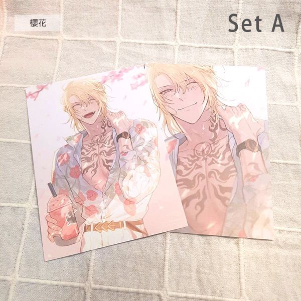 LUCA Postcards Set（2 Pcs）　／Nijisanji-EN／VTuber　Goods　BY：Drenbof鹿埃 