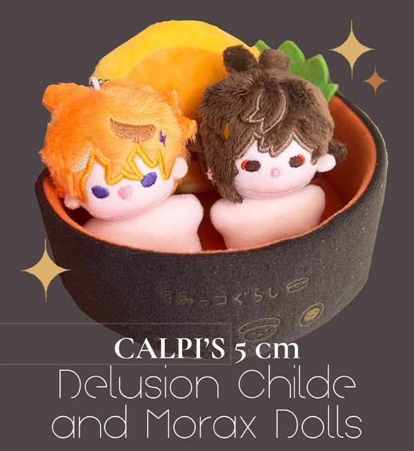 【PRE-SALE CLOSED】《貓豆邪摩》Delusion ChildexMorax(Tartali) 5cm Mini Plushies　／Genshin Impact　Tartali　Goods　BY：一雙卡比想吃肉（Calpi） 