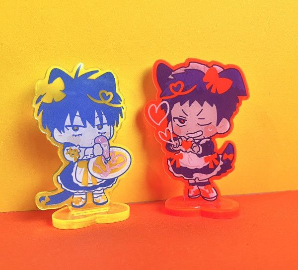 RuMitsu Fluorescent Acrylic Stands Set　／SLAM DUNK　RuMitsu　Goods　BY：一給IJI 