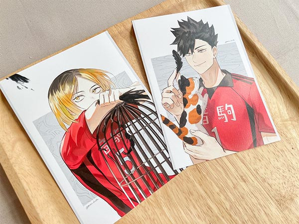 【PRE-SALE】Kenma & Kuroo Postcards Set　／Haikyu!!　Goods　BY：米糯 