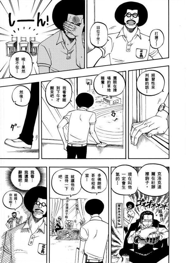 《七武海特訓班》　／One piece　Comic　BY：澈（CYANCROWN） 