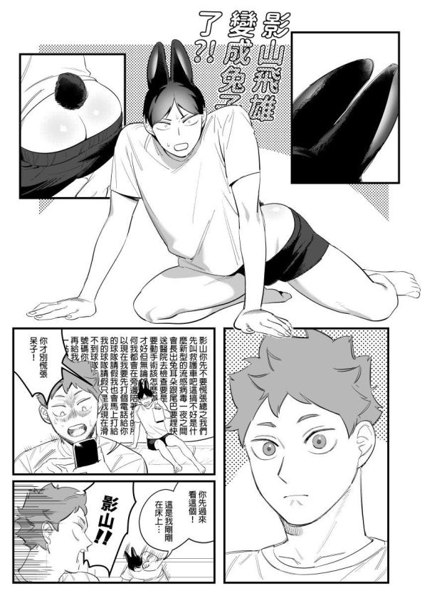 【PRE-SALE】《影山飛雄變成兔子了？！》　／Haikyu!!　Hinakage　Comic　BY：飛走 