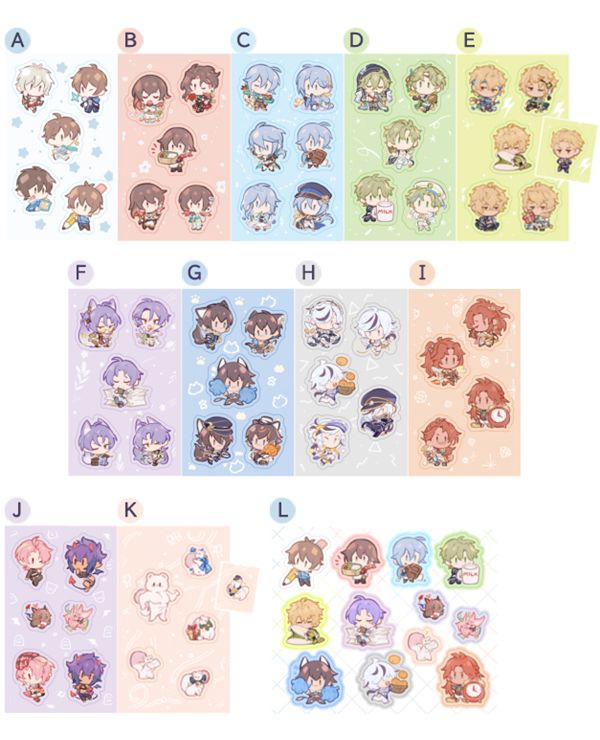 《 KLEIN MINI BOYZ 》 Stickers　／NU: Carnival　Goods　BY：BPCC 