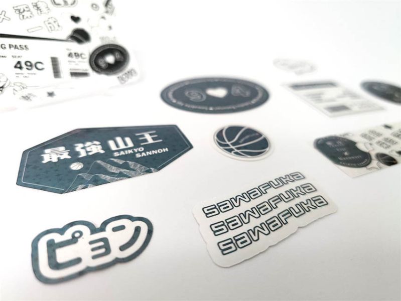 SawaFuka／SawaRyo Stickers Set　／SLAM DUNK　Sawakita/Fukatsu／Sawakita/Miyagi Ryota　Goods　BY：御實（香草奶昔色的約定） 