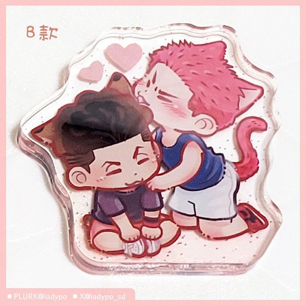 RyoHana Acrylic Block　／SLAM DUNK　RyoHana　Goods　BY：波小姐(LADY PO) 