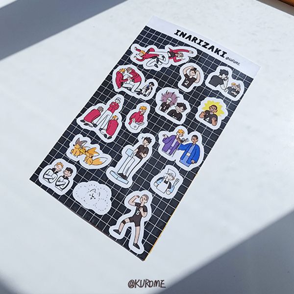 School Teams Stickers　／Haikyu!!　Goods　BY：黑目(KUROME) 