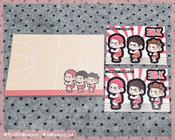 Shohoku 3 Baka Goods Pack　／SLAM DUNK　Goods　BY：波小姐(LADY PO)（我們果真是天才） 