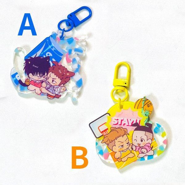 SD Terrazzo Acrylic Acrylic Charms　／SLAM DUNK　RuMitsu／Sawakita Eiji/Miyagi Ryota　Goods　BY：一給 