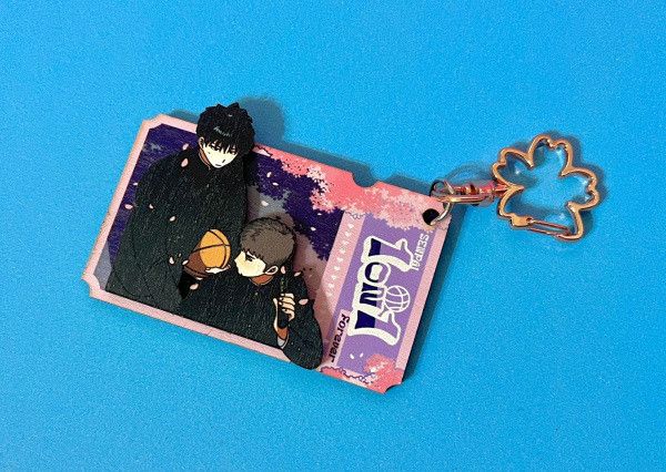 《與學長的一生1ON1請求券》Wooden Charm　／SLAM DUNK　RuMitsu　Goods　BY：一給IJI 