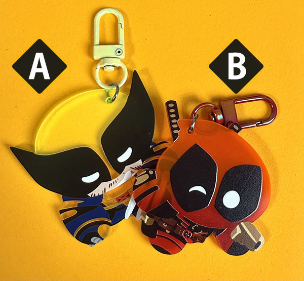 DP&WV Fluorescent Acrylic Charm　／Deadpool & Wolverine　Goods　BY：一給IJI 