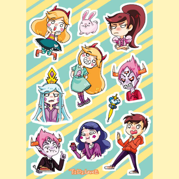 Star vs. the Forces of Evil Sticker　／Star vs. the Forces of Evil　Goods　BY：阿提（TIDI LeveE） 