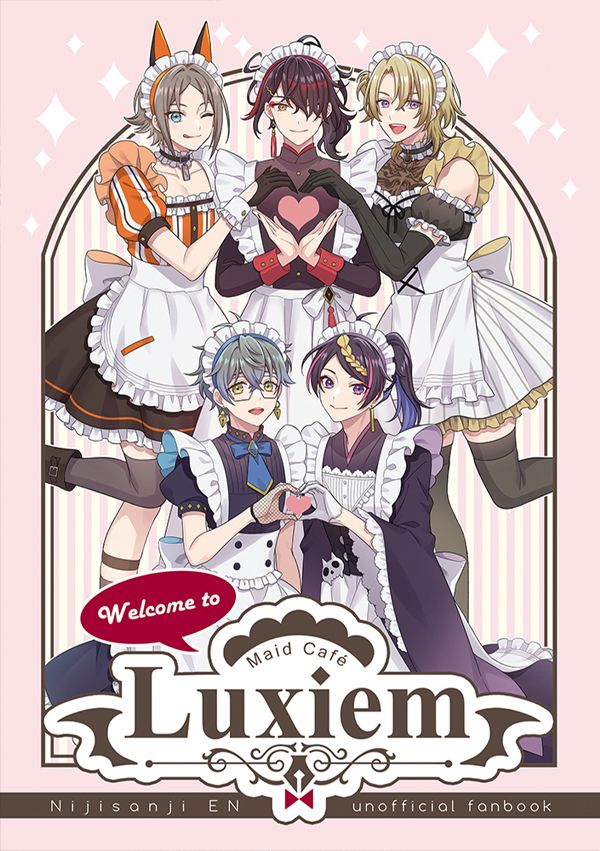 《Welcome to LUXIEM maid café》　／Nijisanji-EN／VTuber／LUXIEM　Comic　BY：夜貓+喵依(大小喵)（雙貓屋） 