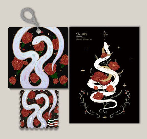 White Snake Goods Set　／Original　Goods　BY：Shaii蝶朱（虹之域-Shaii） 