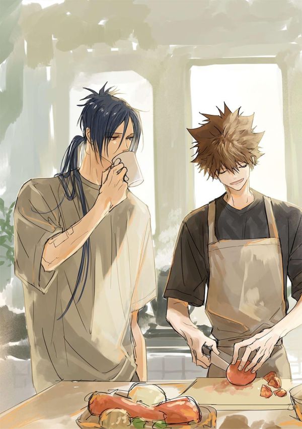 《Meal Time》　／Katekyo Hitman Reborn!　6927　Illustration book　BY：京（沿海地帶） 